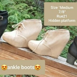 😍adorable Rue21 size Medium 7/8 hidden platform